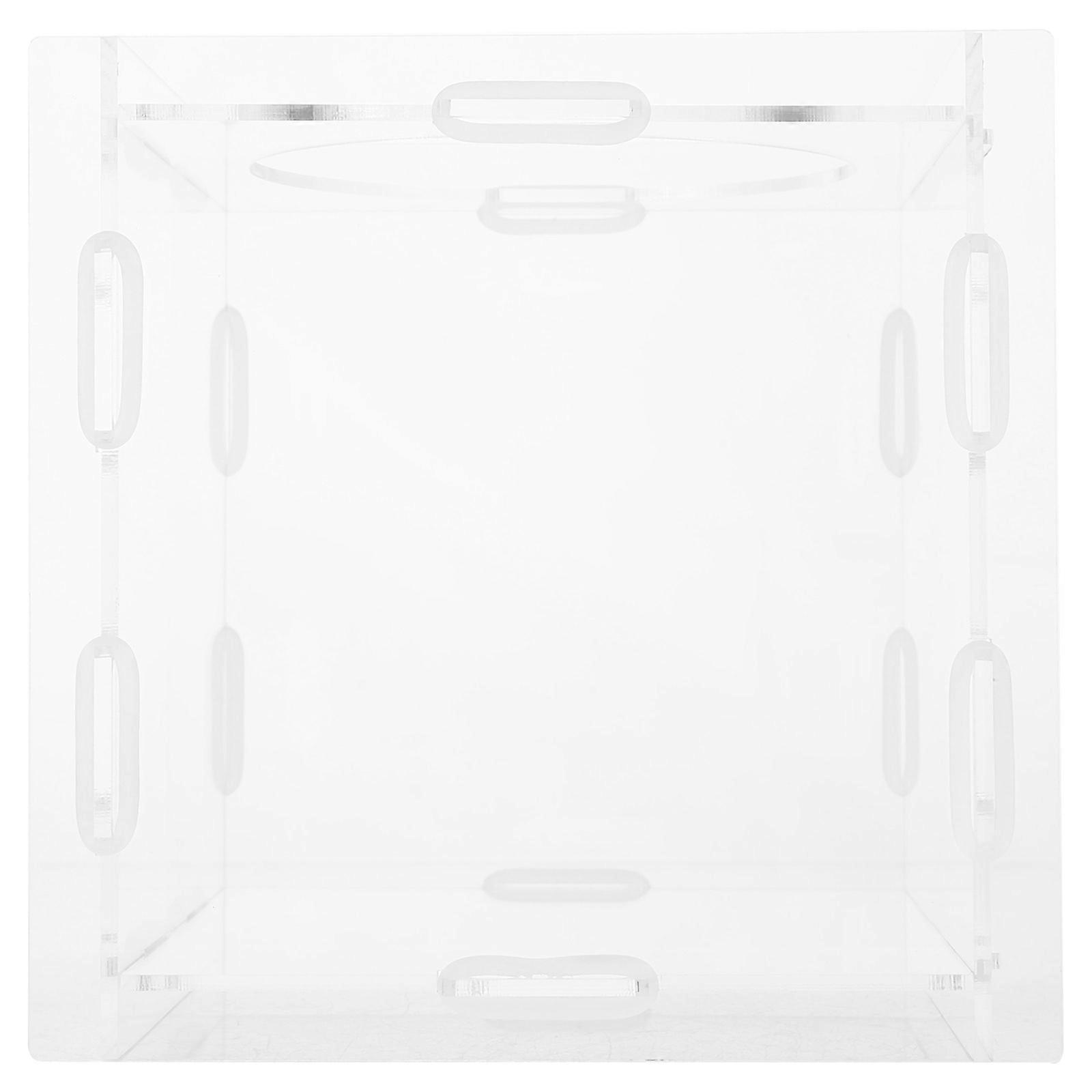 Transparent Acrylic Raffle Box for Events – Multi Functional Storage for Balls, Money, and Comments with Stylish Design