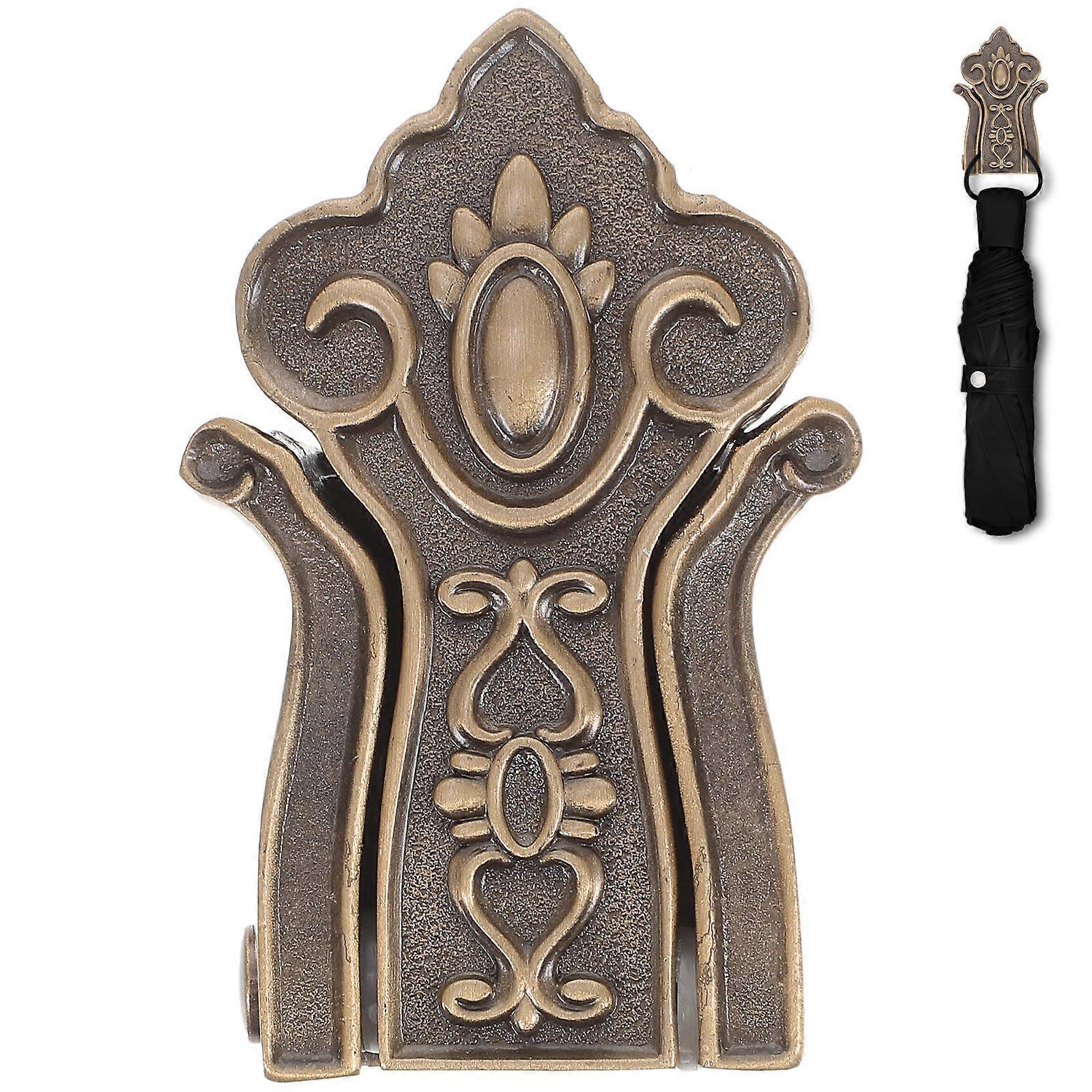 Foldable Hooks Pull-Out Retractable Hook Hanger Heavy Duty Wall Mounted Bedroom Use 7x4.5cm Rustic Design 1Pcs