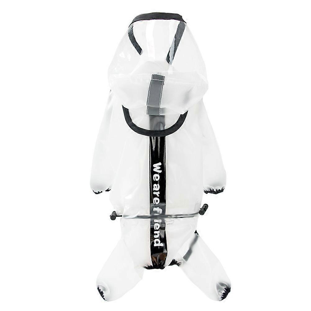 Simple and Practical Rain Cover for Dogs TPU Material 50x20cm 1Pack