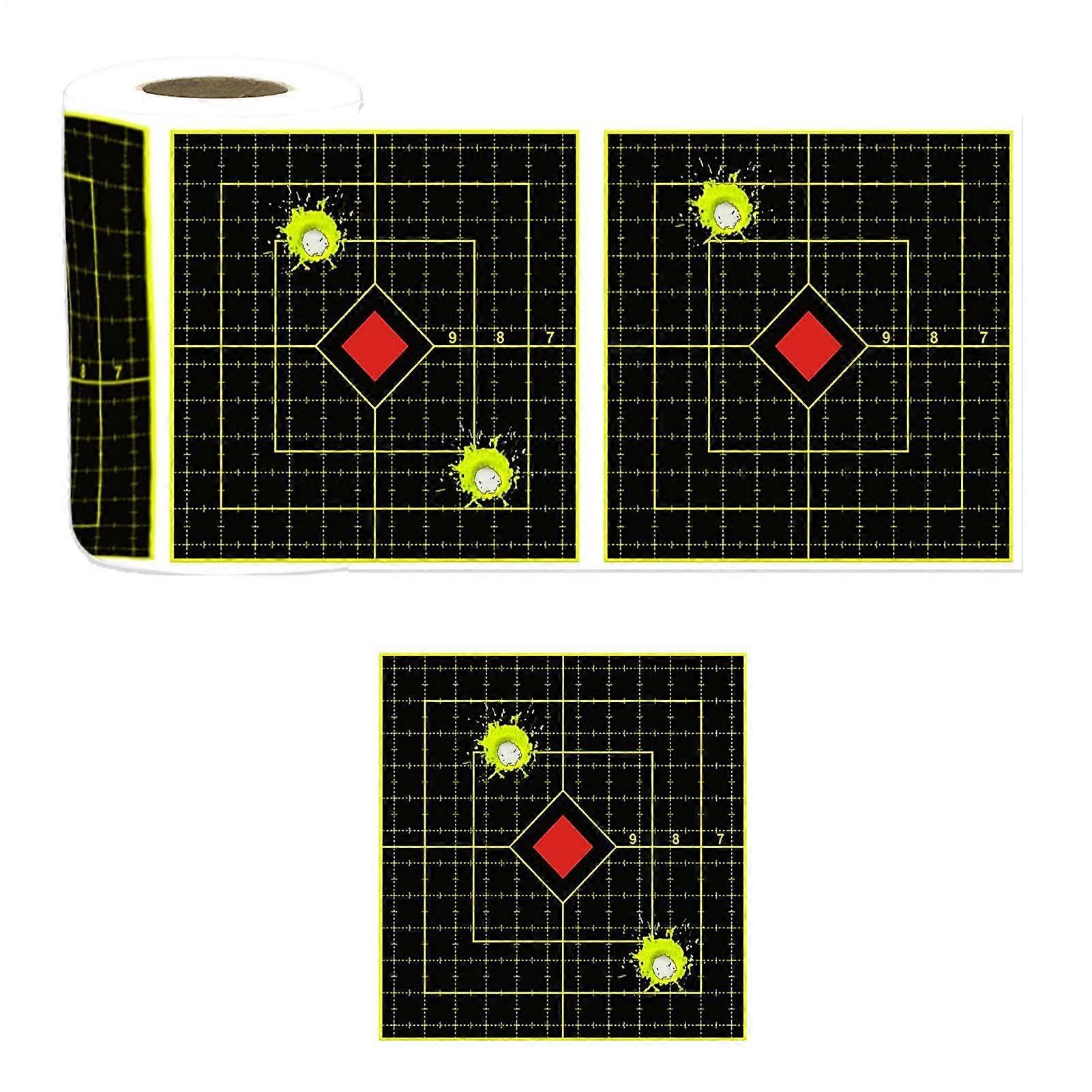Target Splatter, 100 Sheets, 6 Inch, Bright Fluorescent Yellow Ref: 5113