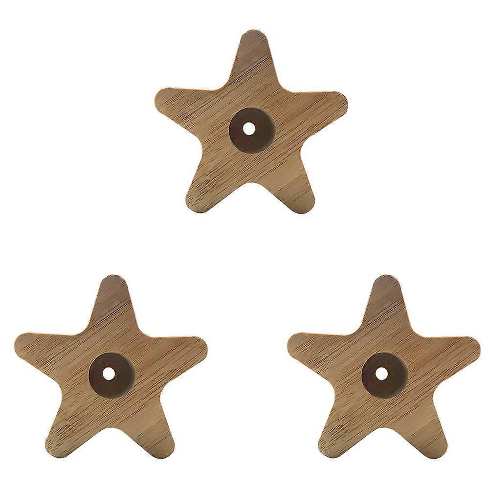 3pcs Toothbrush Storage Racks with for Bathroom Organization Small Size Plastic Light