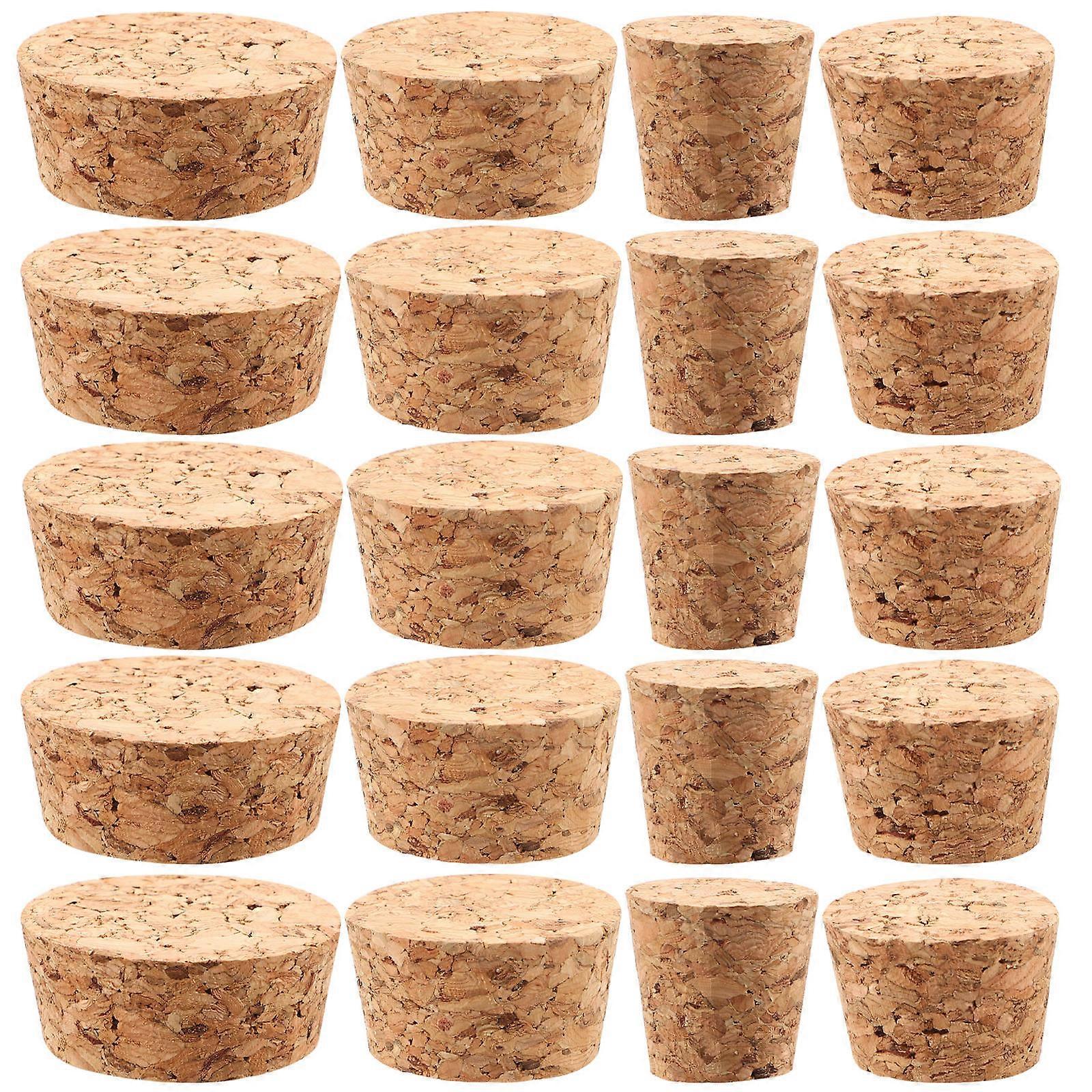 Cone-Shaped Stoppers For Glass Bottles Sealer Airtight Seal Daily Use 40Pcs