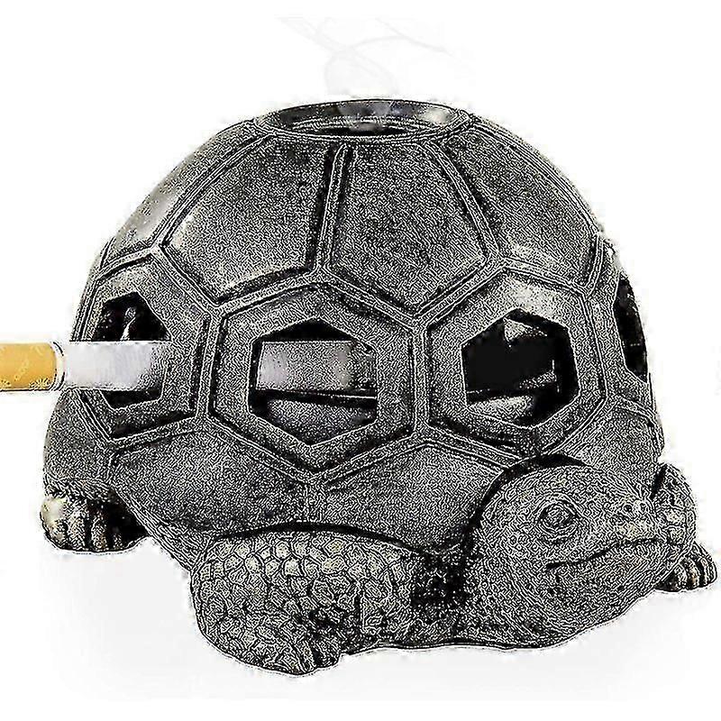 Ashtray For Cigarettes Outdoor Ashtrays With Lid Cute Turtle Ash Tray For Home Office Garden Porch Decor