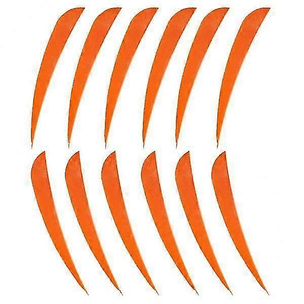 10x12pcs 3inch الرماية السهم تركيا الريش Fletchings دوارات البرتقال