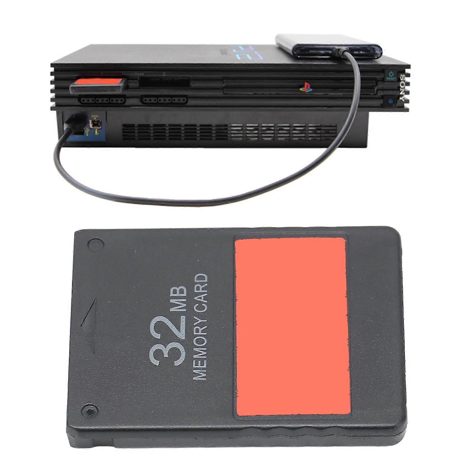 32MB PS2ゲームメモリーカード高速FMCB V1.966、PS1およびPS2ゲームをサポートするメモリーカード
