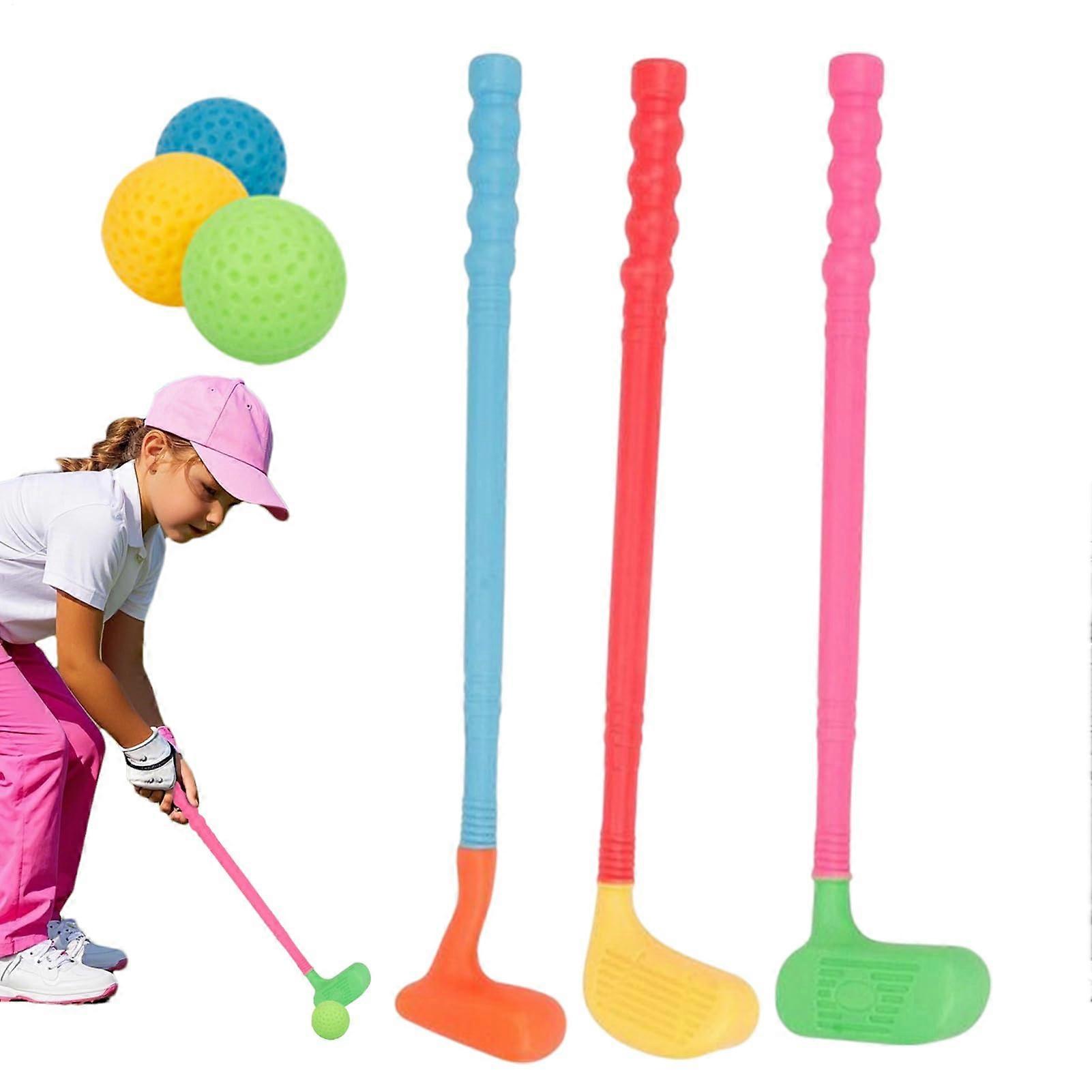 Kleinkind Golf Clubs, Kindergolfset, Spielzeuggolfclub mit Bällen, Familienbindungspflichtigen fr Vorschulersportaktivitäten