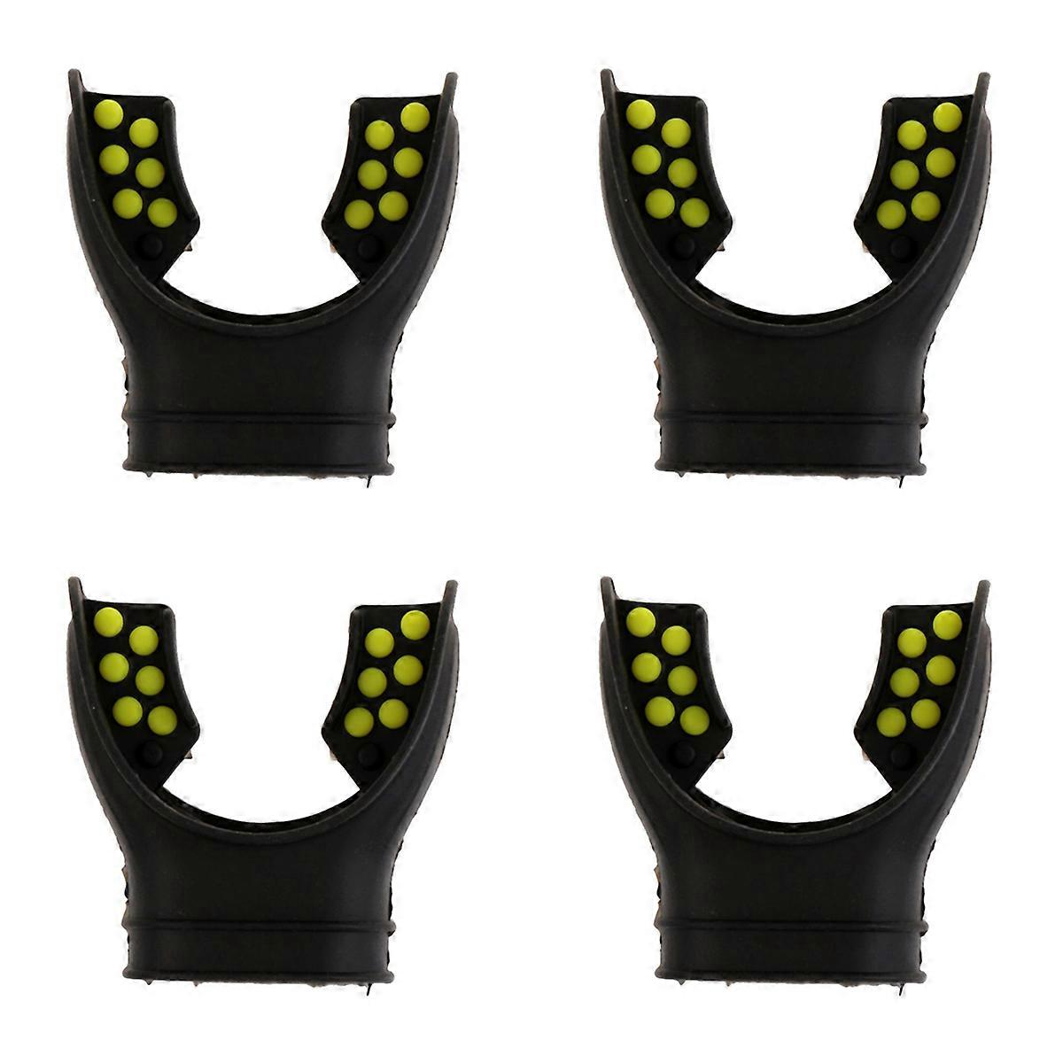 Snorkel Mouthpiece Regulator Universal Silicone Respirator Yellow