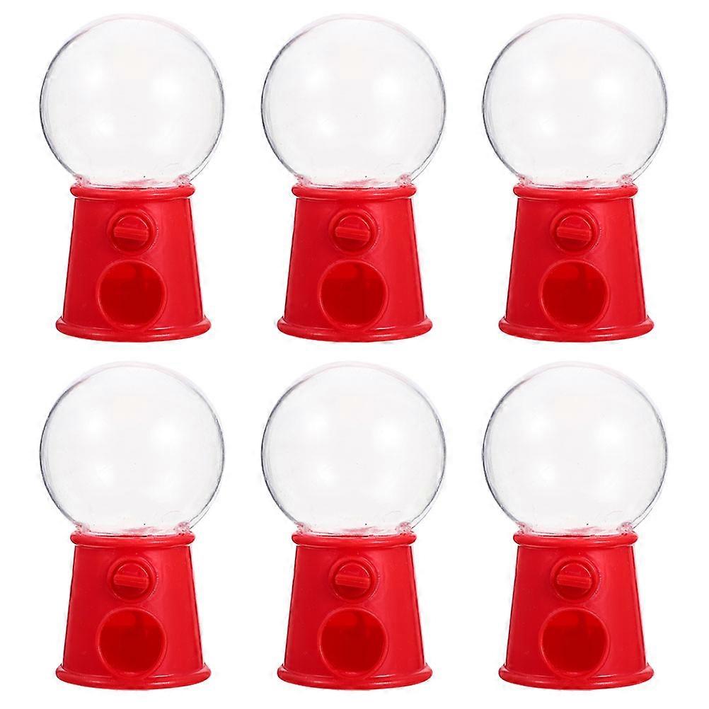 Mini Candy Dispenser Machine Plastic Playthings For Kids 6Pcs