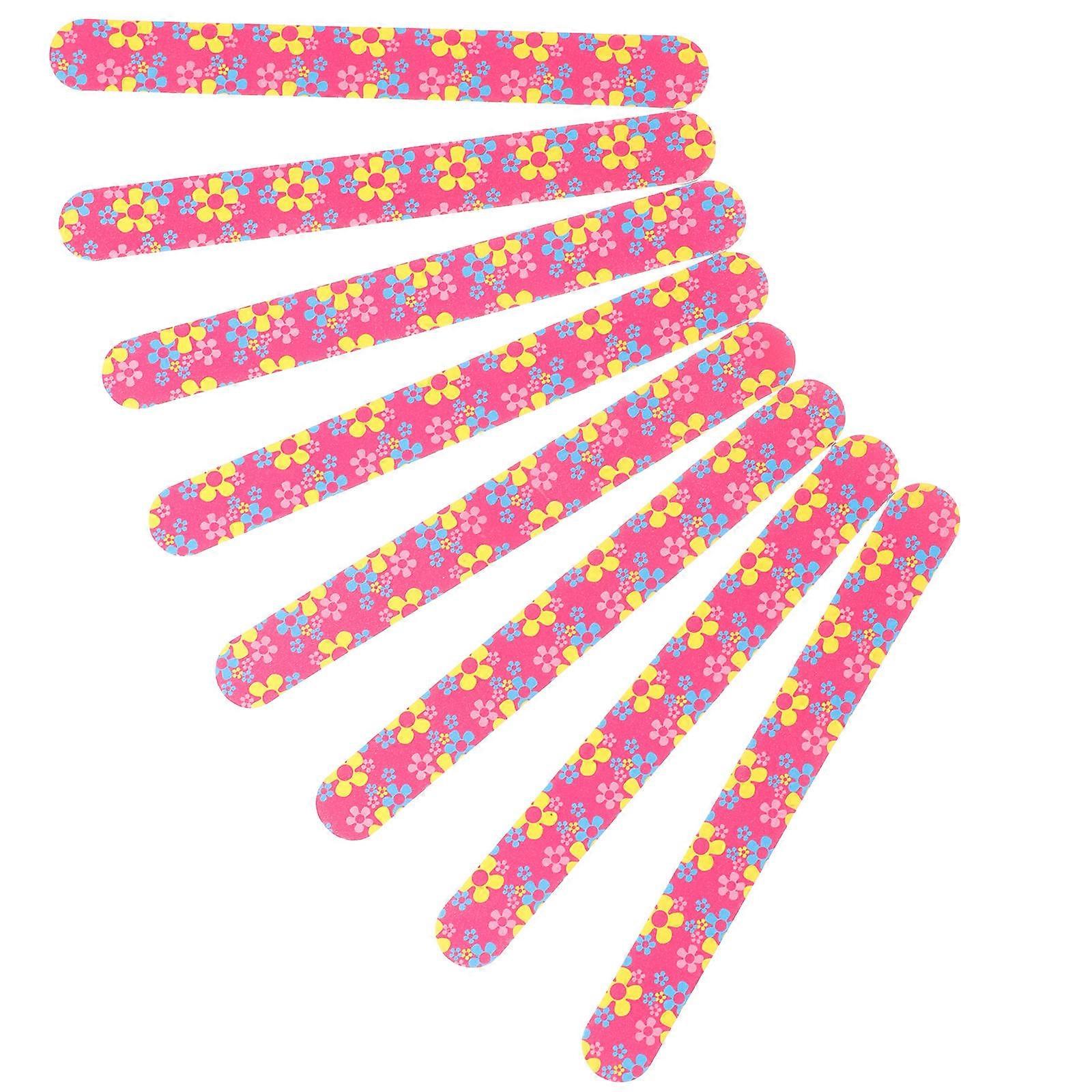 Nail Sponge Kit For Diy Enthusiasts Rectangular Shape Polishing Tool 8Pcs