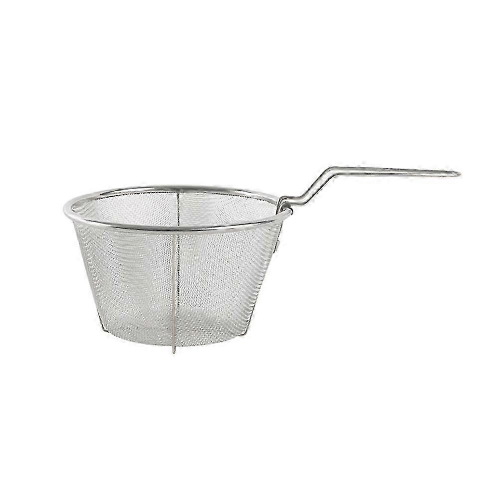 Edelstahl-Sieb-Frittierkorb Kleiner Korb Griff Fritteuse-Korb Fritteuse-Korb Fritteuse-Korb