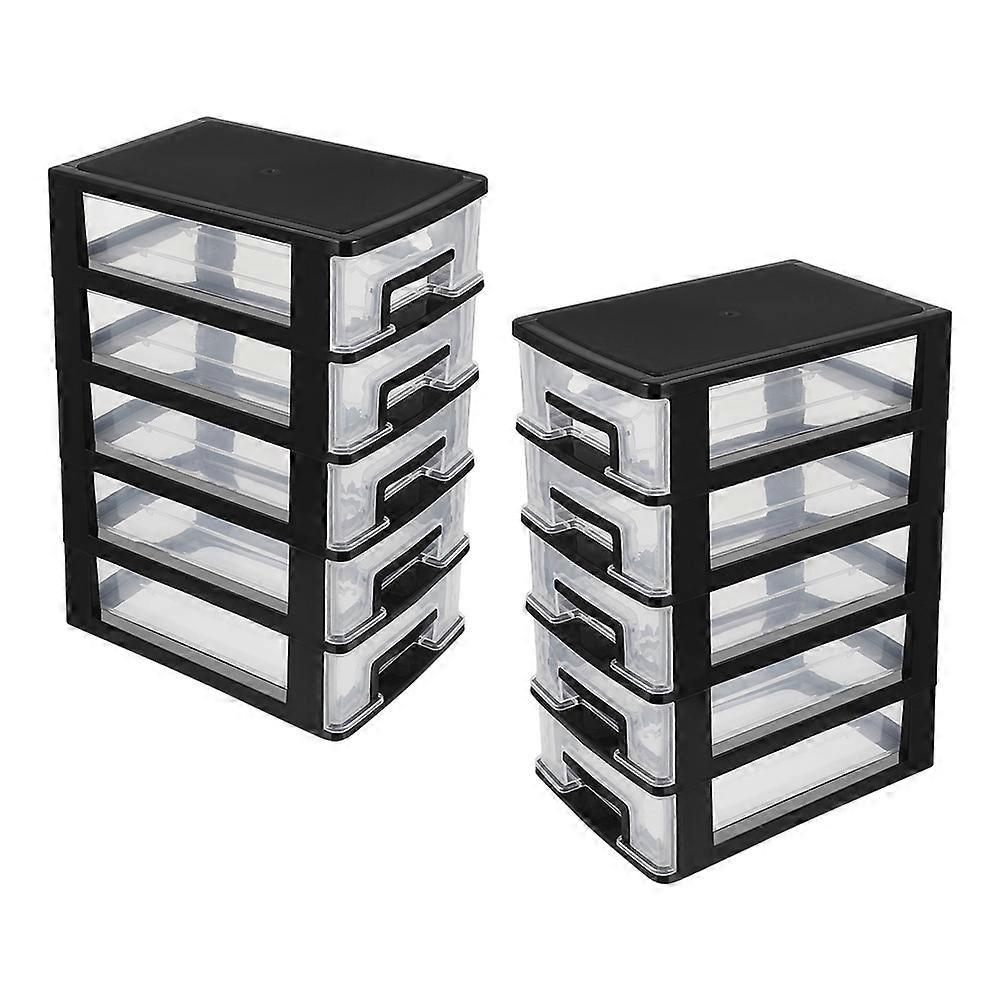 Drawer Organizers Stationery Organizer Rectangular Shape For Families Toilet 31.40X21.10X15.20CM Easy Access 2Pcs