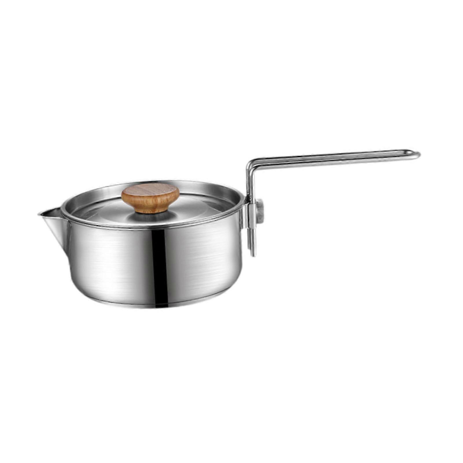 Camping Pot with Lid Camping Stockpot Cooking Pot for Explorers Backpacking Hiking Camping Enthusiasts