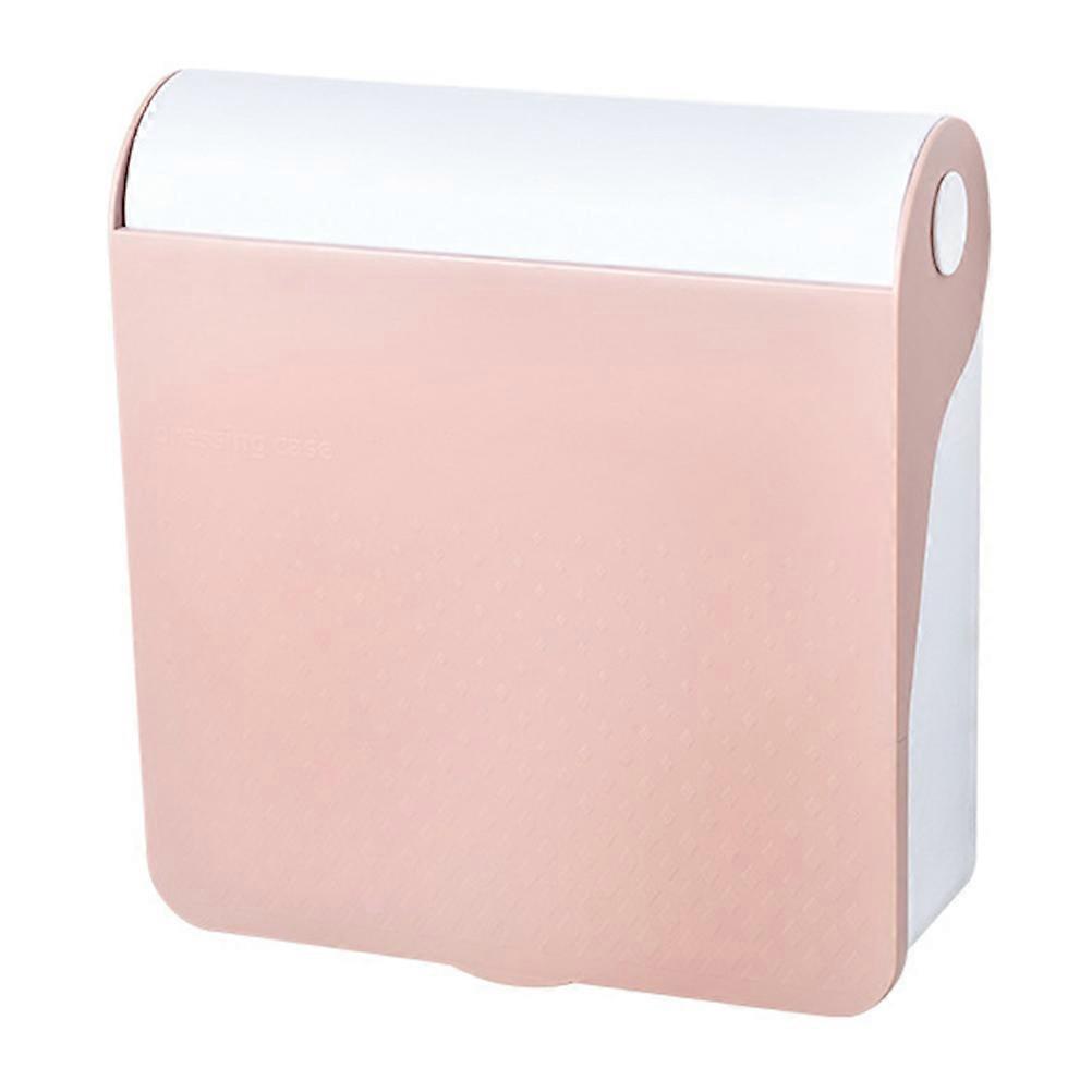 Mirror Makeup Case Multifunctional Storage Box With Mirror Design For Cosmetics Bedroom 32X30X10.5CM Space-saving 1Set