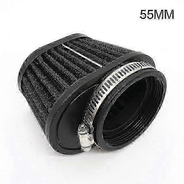 Clamp-on Straight Air Intake Filter High Conical Mesh Filter Suitable for Vehicle Air Inlet System Mushroom Head Filter 51/55/60mm