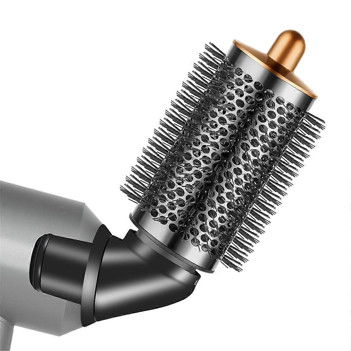 Large Round Volumizing Brush Attachment and Adaptor for Supersonic Hair Dryer, 360 Rotatable for Vo