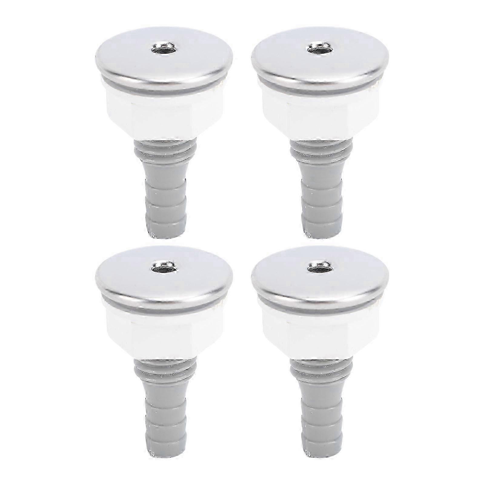 4st Badkar Luftbubbla Jet Munstycke PVC SPA Badkar Rakt Bubbla Munstycke för poolanvändning