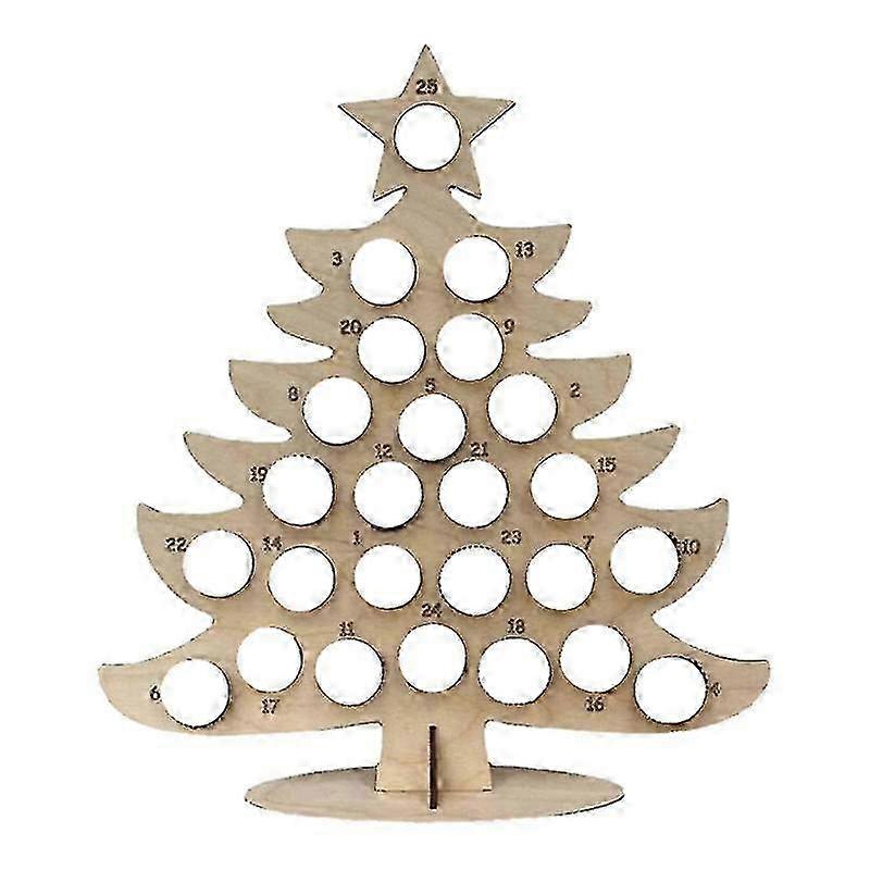 Attractive Shelf Decoration Convenient Wood Easy Installation Xmas Tree Elk Chocolate Ornament for Certain Brand