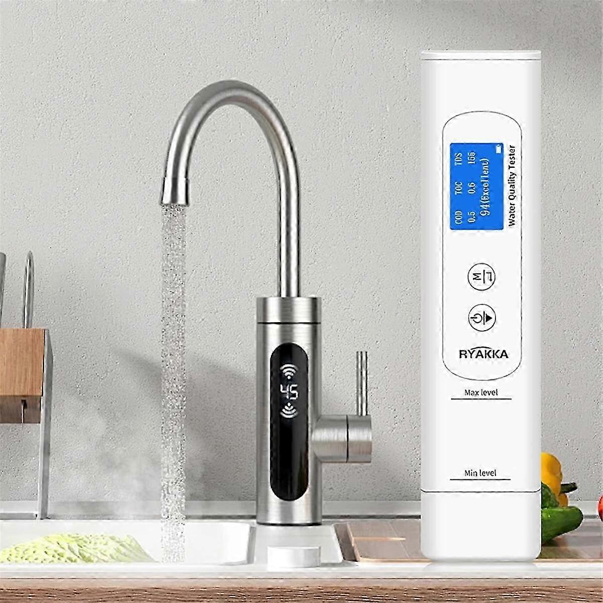 Misuratore di temperatura TDS 6 in 1 TOC UV275 EC COD per acqua potabile Acquario Coltura idroponica Tester digale della qualà dell'acqua  1420