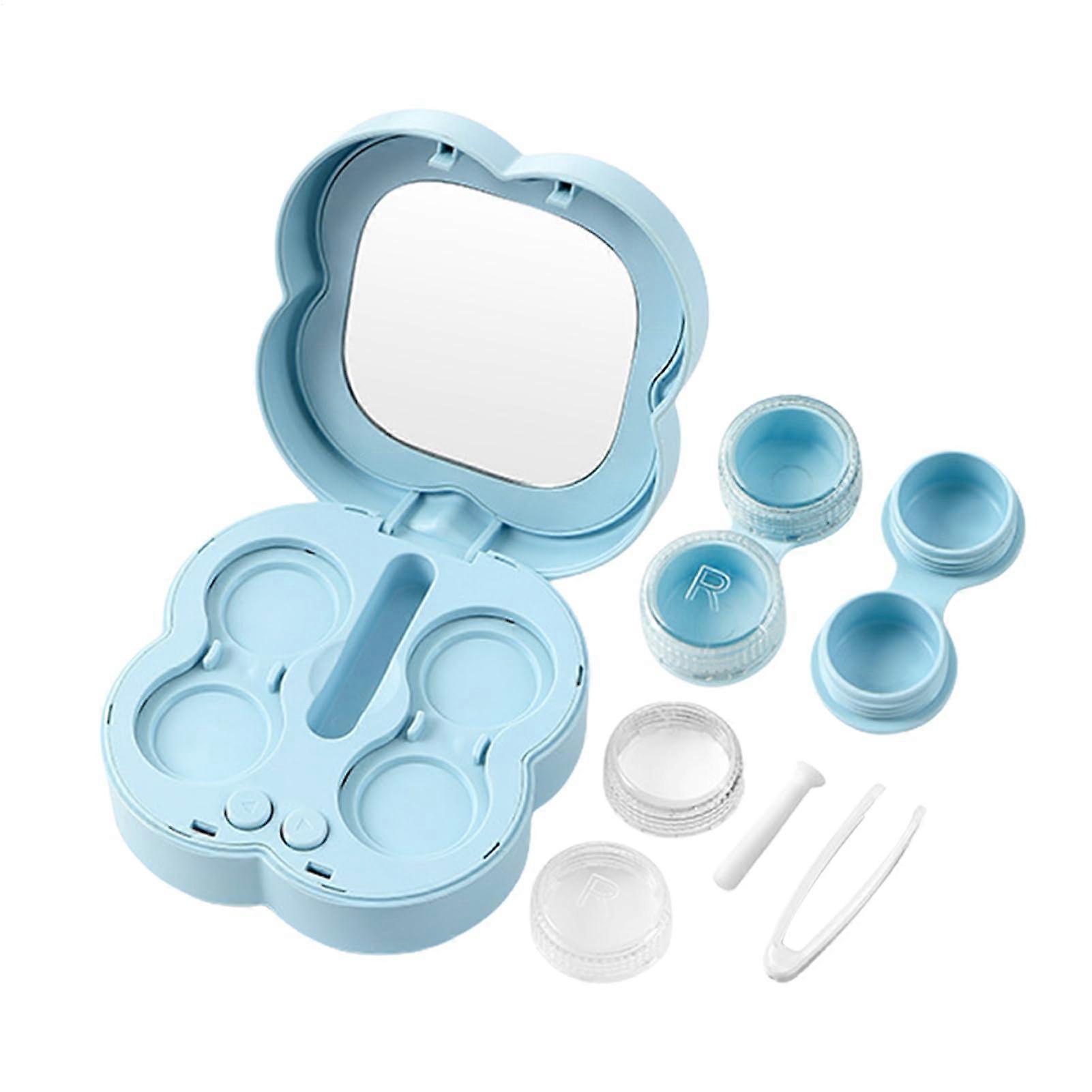 Ultraschall-Reiniger For Optics And Soft Lenses, Daily Care Ultrasonic Cleaner, Dustproof Soaking Container, Unisex Use