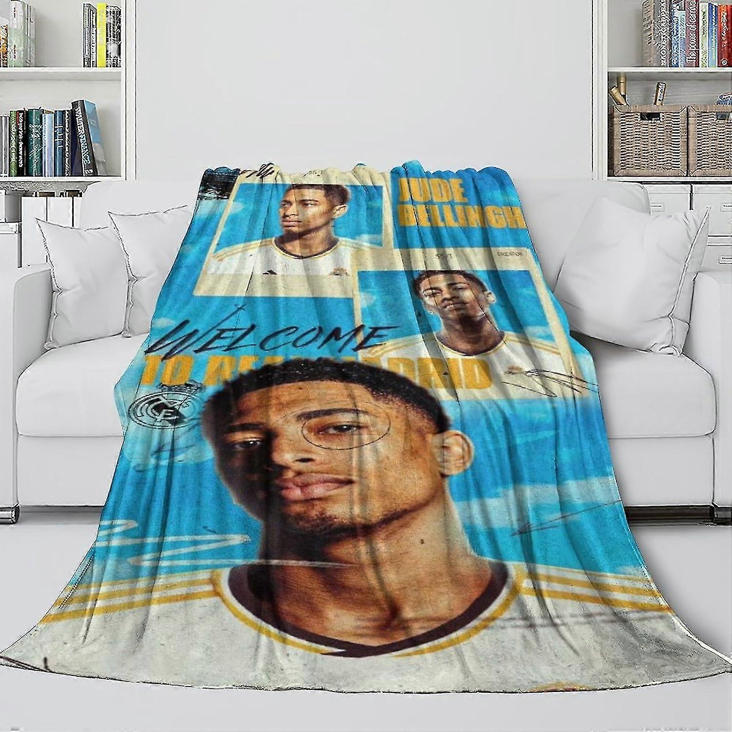 Fleece Throw Blanket - Football Fuzzy Warm Throws for All Ages - Living Room/Bedroom/Sofa/Decor - for Christmas