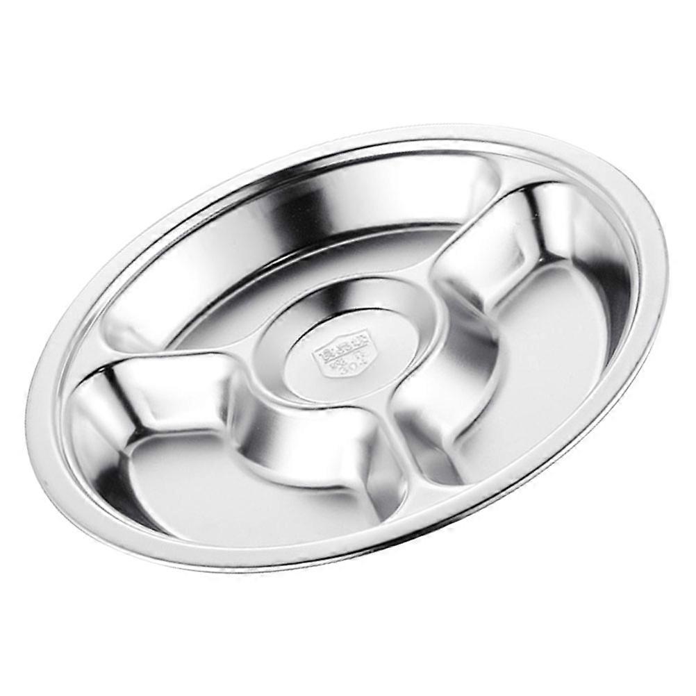 Compartment Dinner Plates Rectangular With Compartments Kitchenware 10.02X10.02X1.18IN Diet Control 1Pack