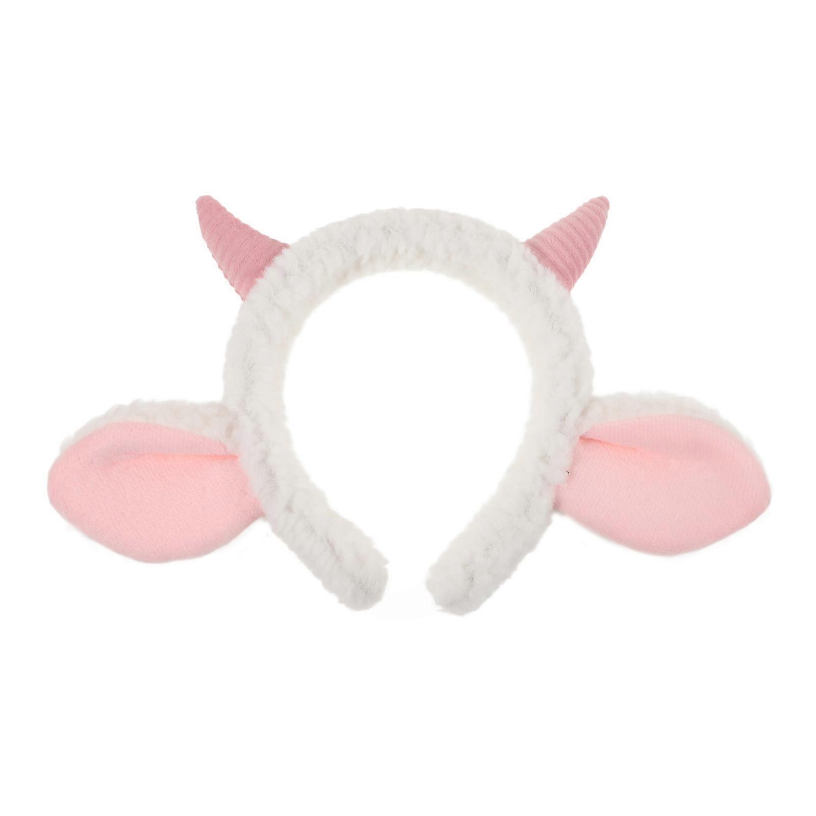 Faux Sheep Ears Headdress Sheep Ears Headband Special Days Pink 26.00X19.00X3.00CM Decorative 1Set