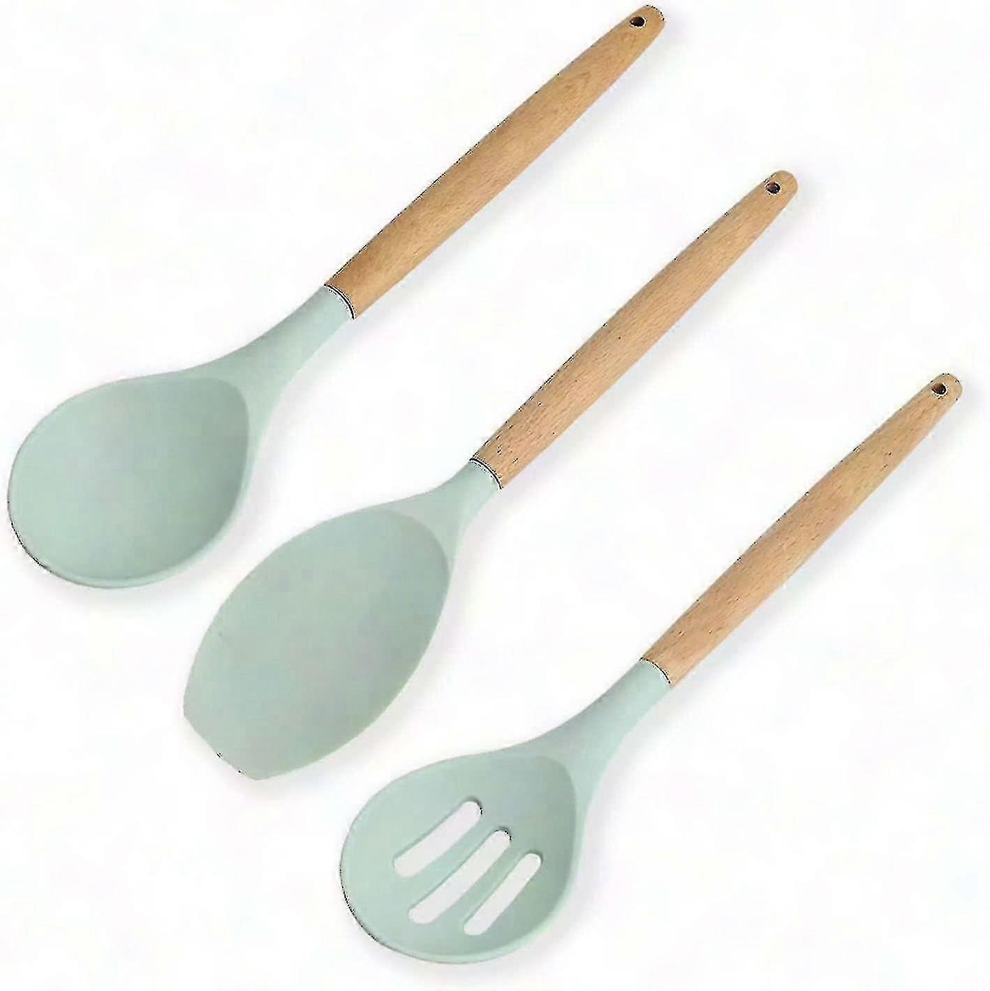 Silicone Kitchen Utensils Set for Baking & Cooking