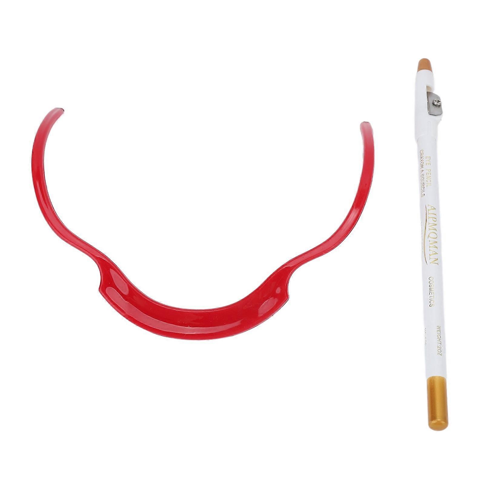 Beard Shaper Barber Pencil Set Professional Portable Men Beard Guide Template Shaping Tool
