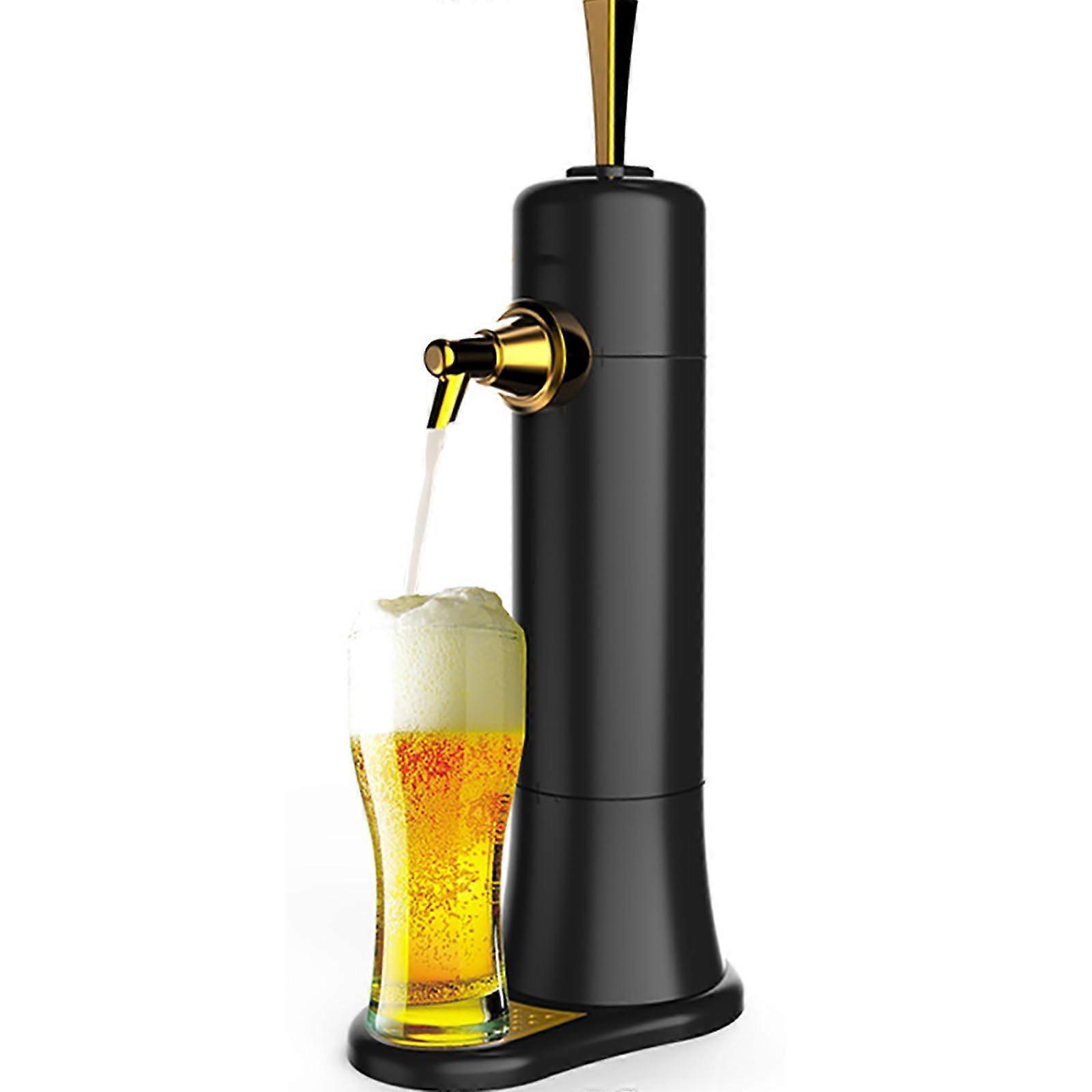 Beer Dispenser, 40,000 Times/S Vibrations, Ultra Fine Foam, Removable Pump, Suitable for Parties, Bars