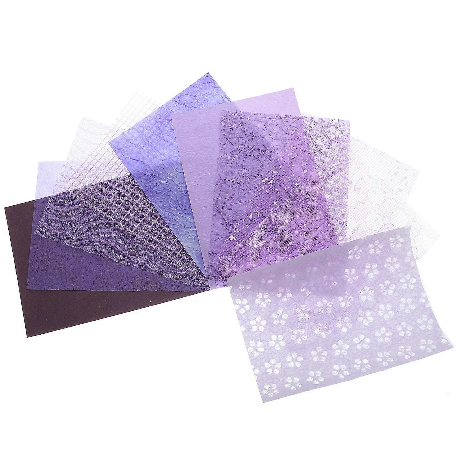 Scrapbook Decorative Paper Planner Papers Diy Supplies For Card And Notebook Elegant 8.25X5.89X0.04in 10Sheets