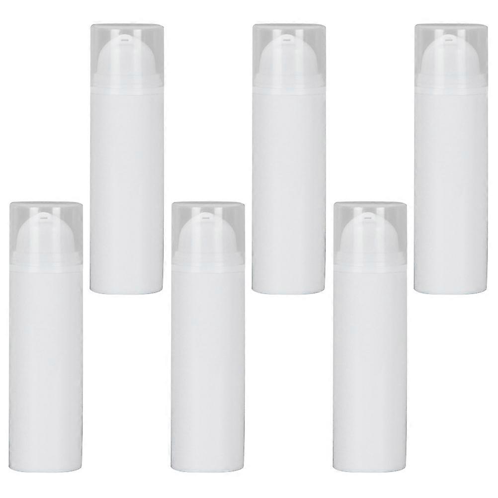 Airless Pump Bottles Dispenser for Lotion Storage Use 6Pcs Set