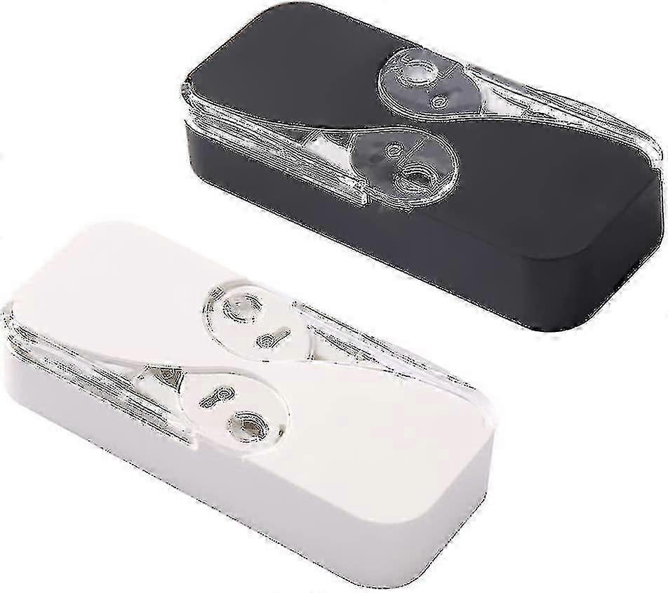 Portable Dental Floss Dispenser with 12 Pre-Loaded Floss Picks for On-the-Go Use