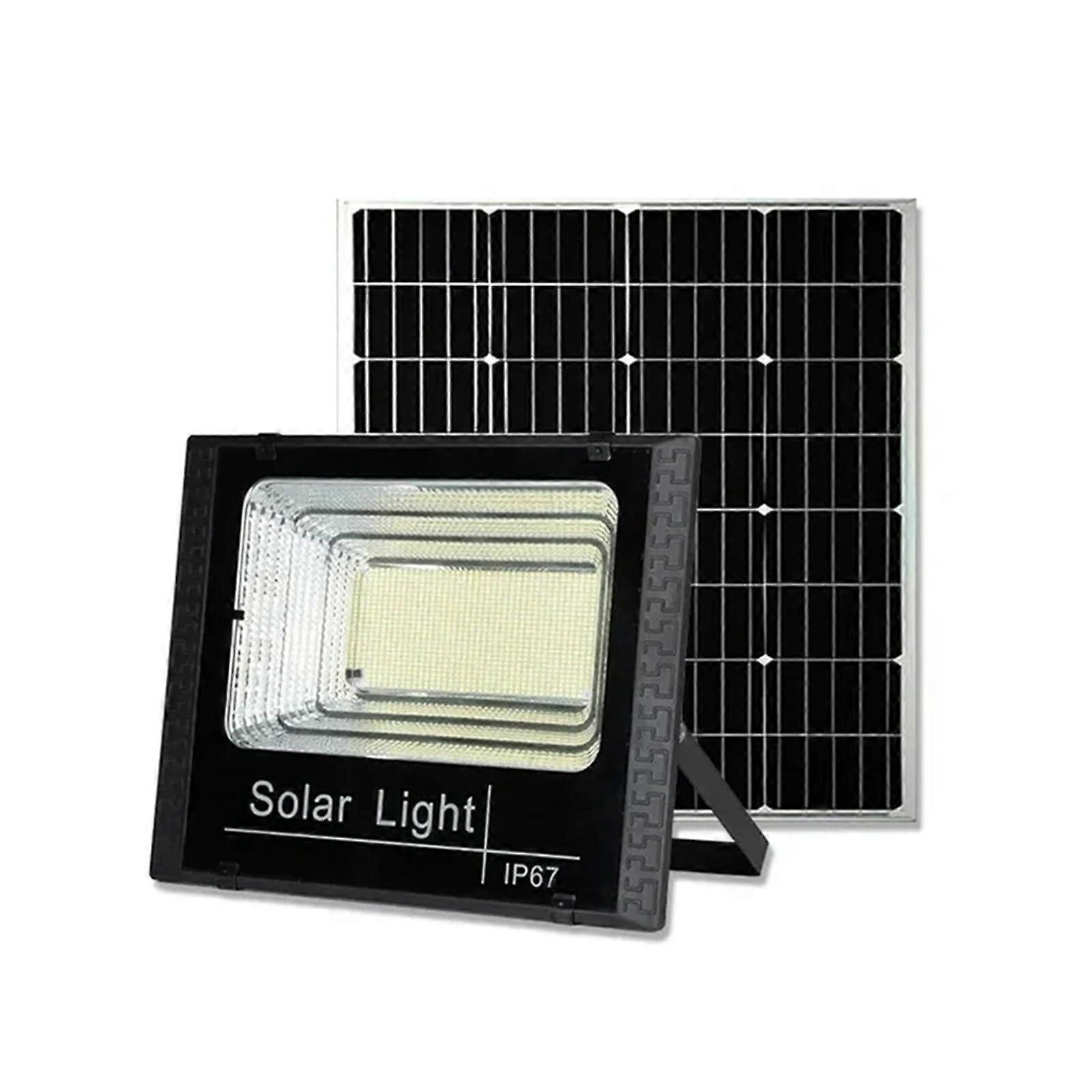 Floodlight Solar Lights LED Waterproof Panel Spotlight Garden Outdoor Sunlight (100W)