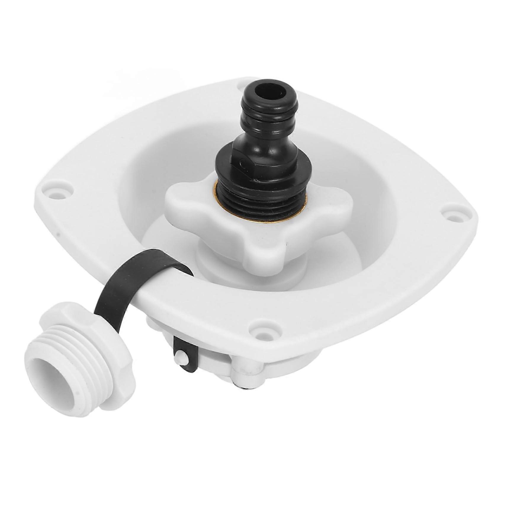Water Tank Opening Rotatable Cap with Cover for RV Water Inlet Valve, Hose Connection, and Filling Specifications