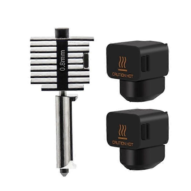 Bambu Lab Mini Hotend Kiti için Hotend Kiti Sertleştirilmiş Çelik Nozullar Isı