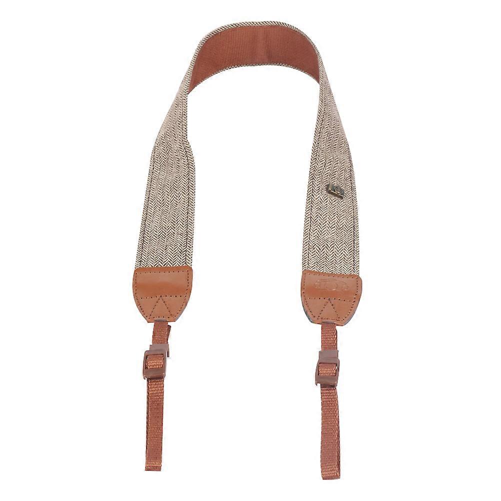 Padded Camera Strap Adjustable Anti-Slip Outdoor Use For Dslr Camera 70x3.5cm Brown 1Pack