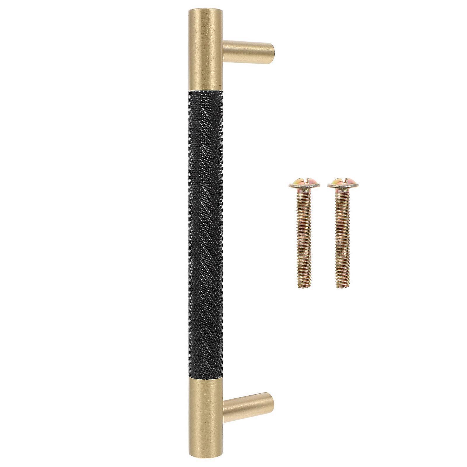Modern Cabinet Hardware Wardrobe Door Handle Easy to Install Brass Rectangular Simple Design Home Improvement 1Pcs