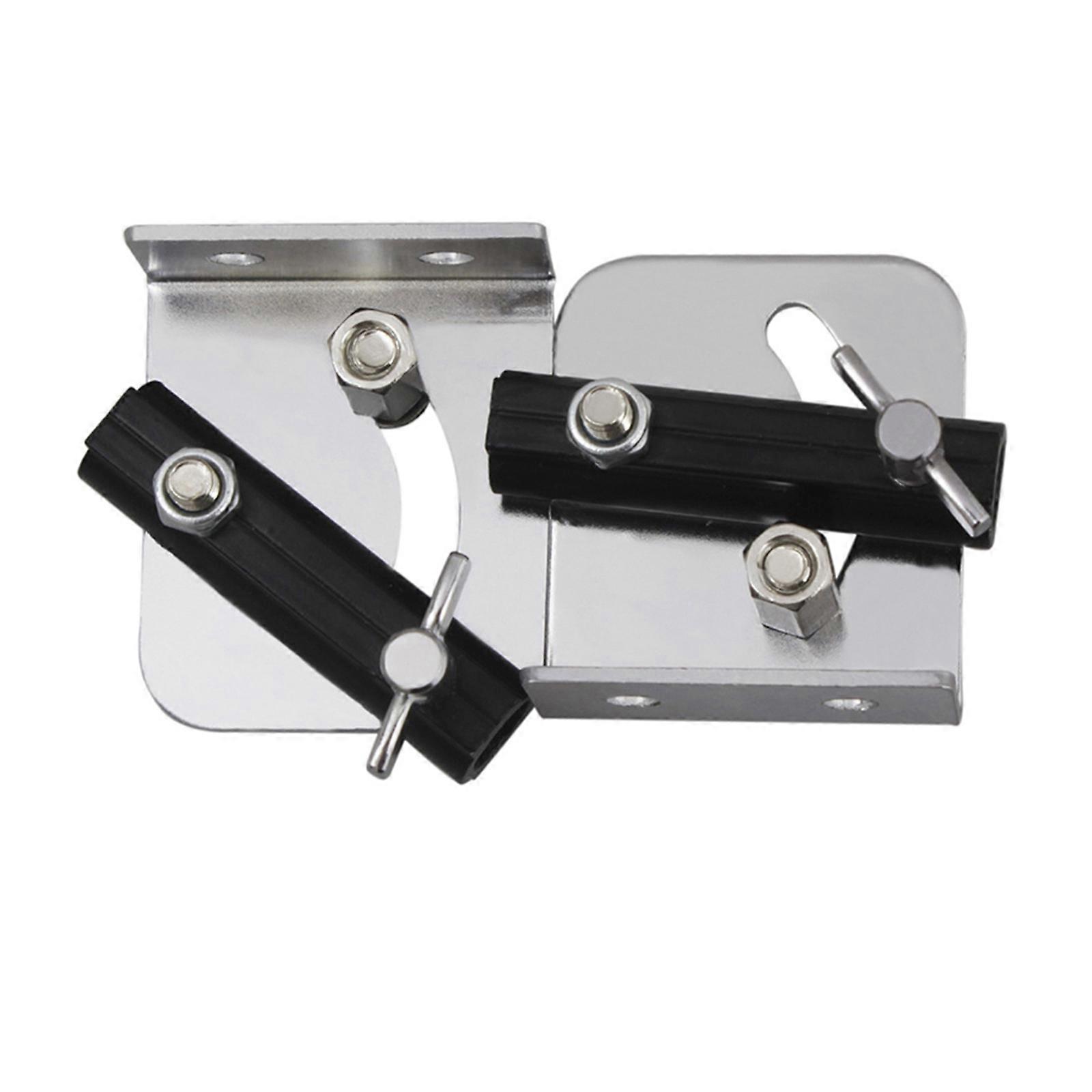 2Pcs Professional Drum Mounting Adapter Screws Snares Drum Strap Mounting Rack with Screws Easy to Installation Multicolor