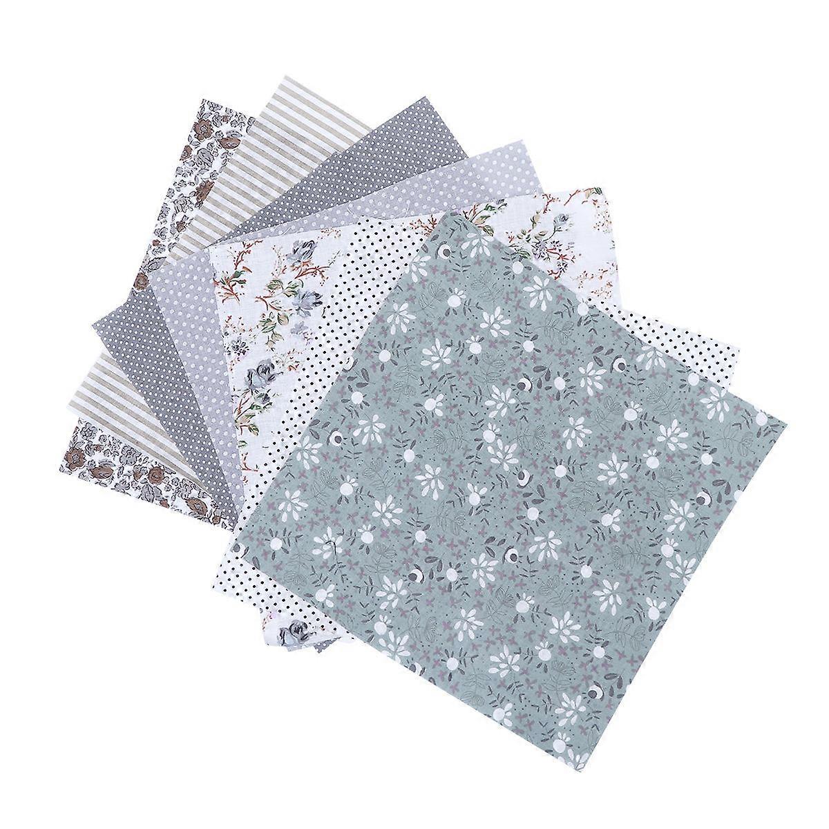 Fabric Patchwork Craft Cotton Plain Weave Handmade Craft Fabric Bundle Diy Enthusiasts 25x25cm 14Pcs