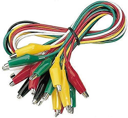 1810, Crocodile Clip Set, 10Piece Set, Wire Length 50 cm'