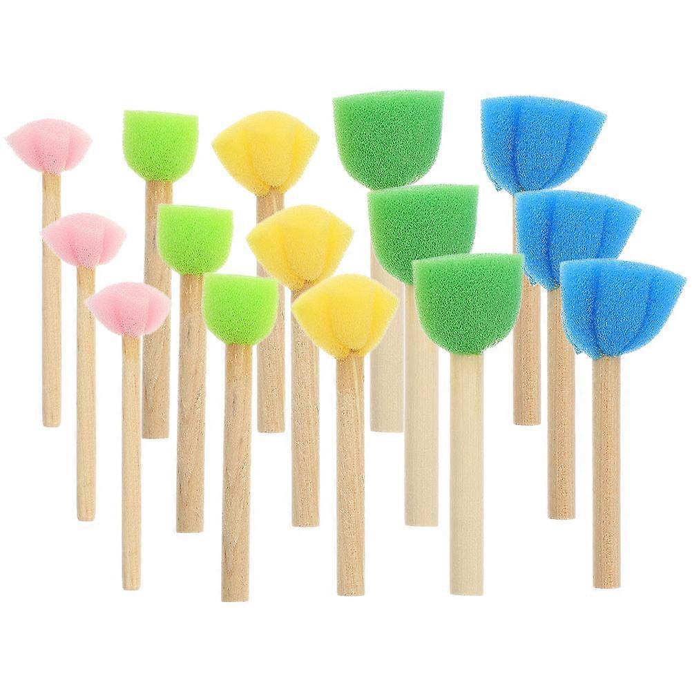 Here's a well structured product description for your **15pcs Sponge Painting Tool Set with Colorful Mushroom Head Brushes**, ideal for early