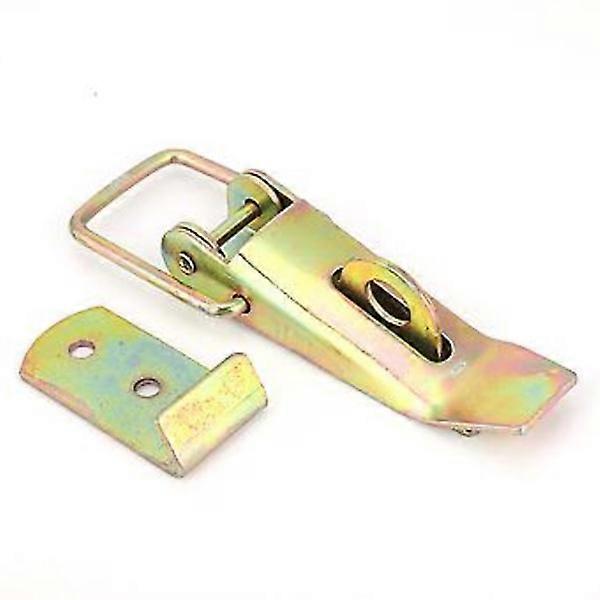 4pcs Hasp Locks Set - Zinc Plated Iron Box, Suitcase & Box Clasps Fasteners - Durable & Secure, Easy Installation, Ideal for Home & Office