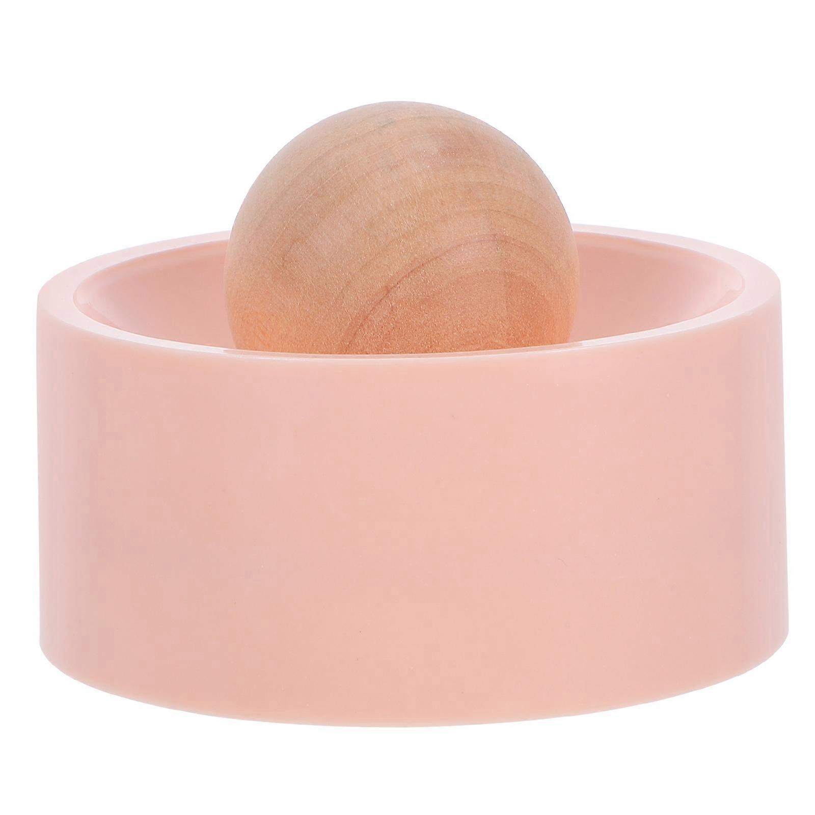 Wooden Dumpling Press Tool for Even Wrappers, Non Slip Compact Round Dough Maker for Family and Festive Cooking