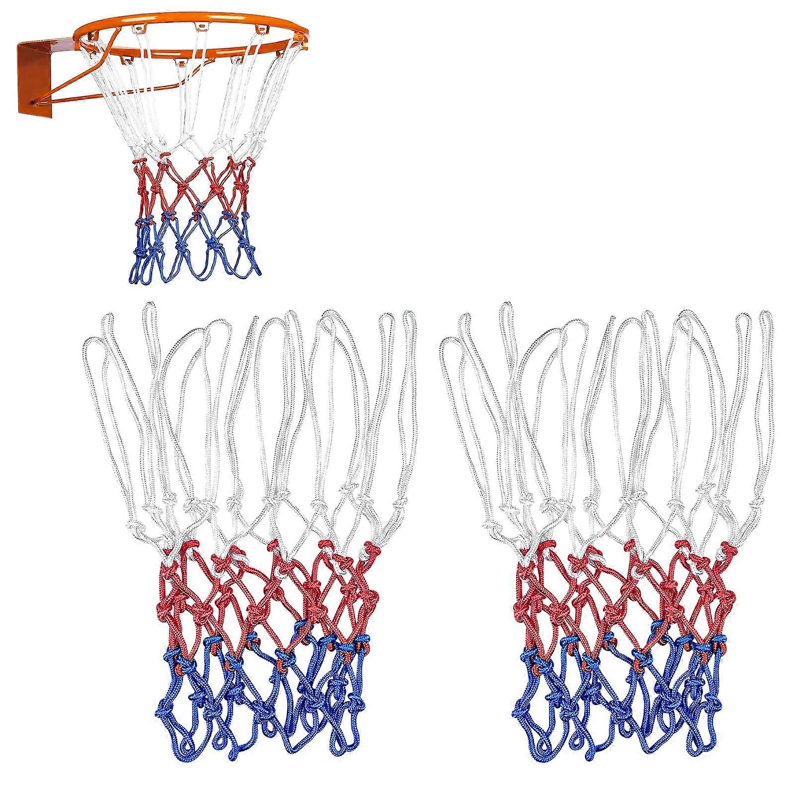 Basketball Net Weatherproof, 12 Loops, Polyester, 3 Colours, Indoor Outdoor