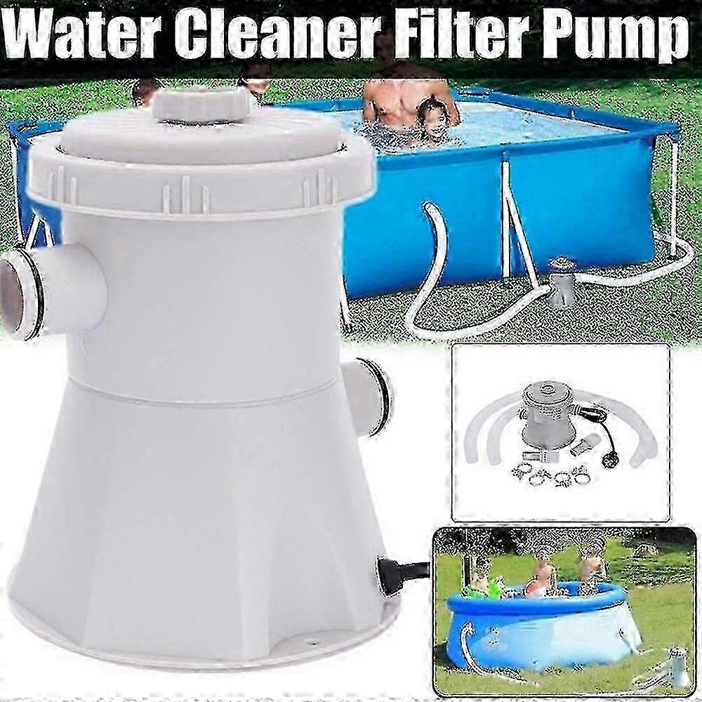 Electric Swimming Pool Filter Pump System For Above Ground Pools Cleaning And Water Circulation Edition 0725