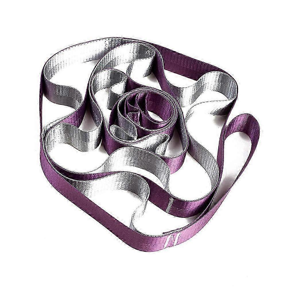 Non-Elastic Multi-Loop Stretching Band for Pilates, Dance & Gym Workouts - Ideal for Hamstring Flexibility & Strength Training