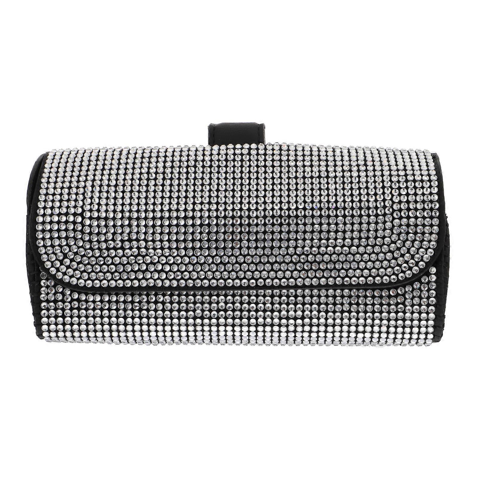 Rectangular Glasses Storage Box For Daily Driving 6.5X2X3.5in Dust-Proof 1Pcs