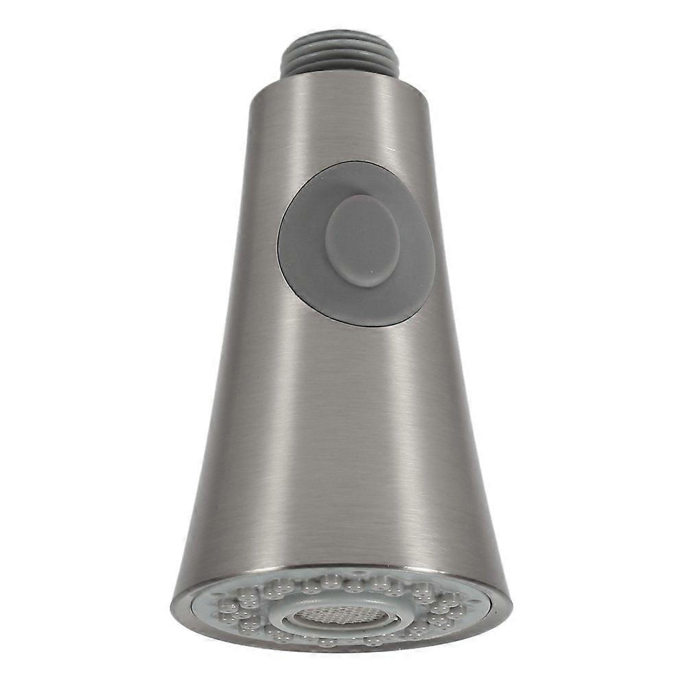 Shower Head Kitchen Tap, 1/2-Inch ABS Plastic Kitchen Sink Faucet, Pull-Down Spray, Silver Replacement Head