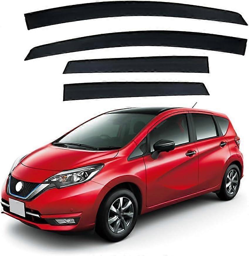 Rain Guard Wind Deflectors Side Window Visors for Nissan Note MK2-E12 2013-2020 Car Side Window Plastic Construction