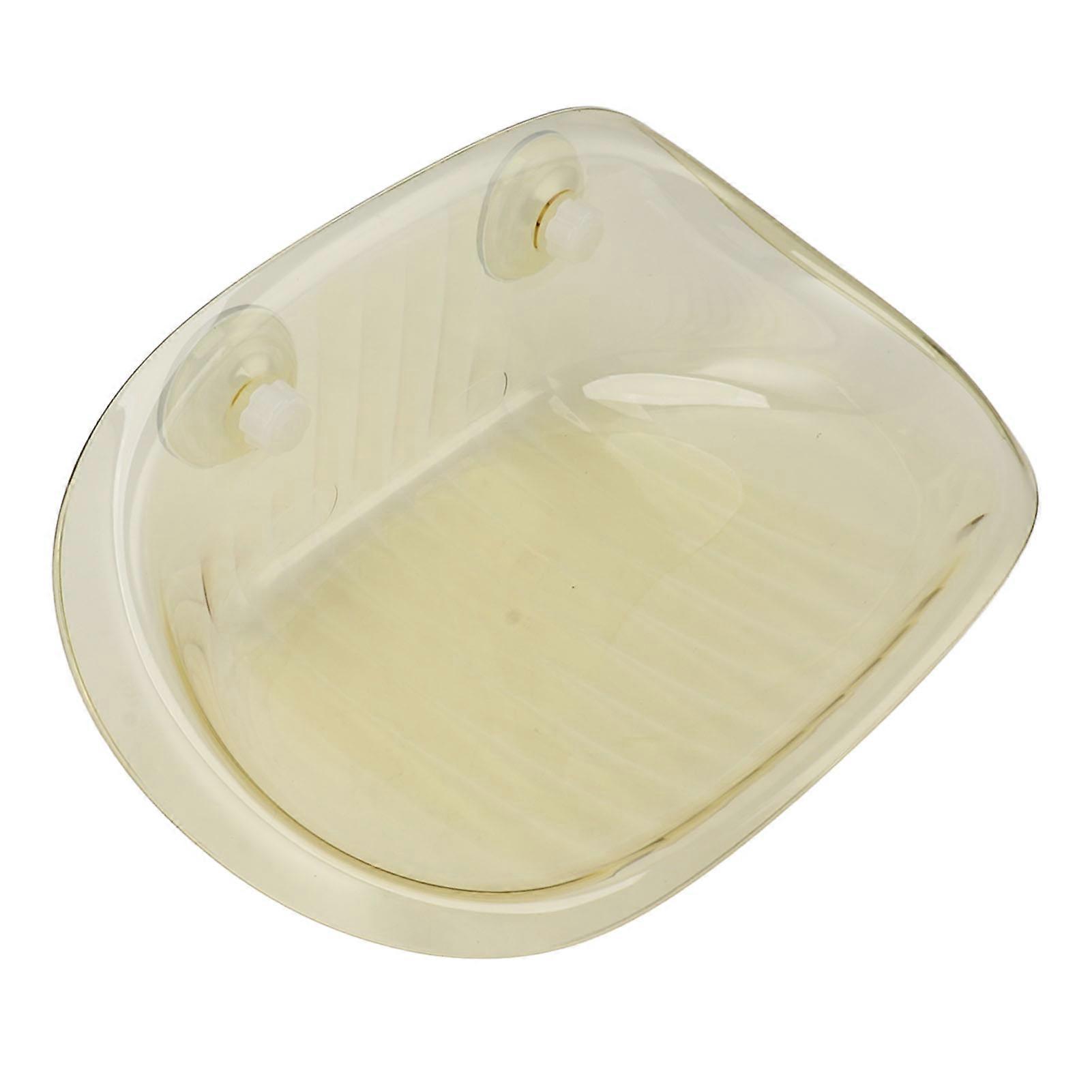 Cat Hammock Space Comfortable Wrap Around Smooth Surface Clear Wide Cat Bed for Window Glass Yellow